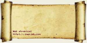 Anđa Jevčić vizit kartica